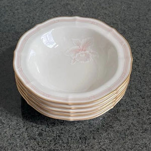 5 Noritake "Imperial Blossom" Ivory China Fruit / Dessert / Sauce Bowl 5 3/4” - Picture 1 of 11