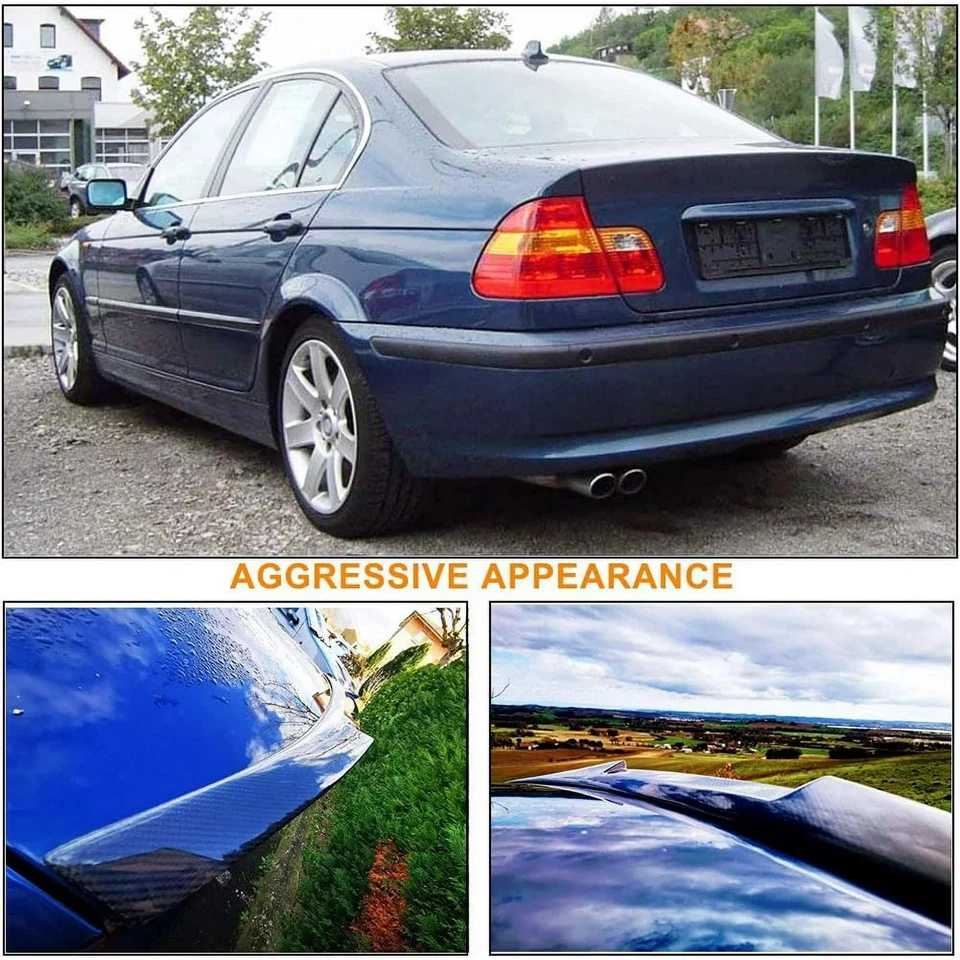 Alerón trasero de fibra de carbono para 98-05 BMW Serie 3 E46 320i 325i 330i M3 Foto 1 de 4