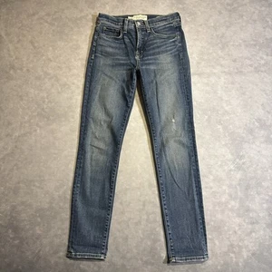 Nili Lotan Jeans Womens 25 Mid Rise Skinny Classic Wash Denim Made In USA - Picture 1 of 12
