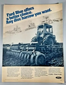 Original 1972 Ford Scheibenegge Magazin Anzeige " Ford blau " - Bild 1 von 1
