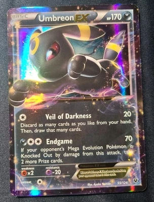 Pokemon Umbreon EX 55/124 Fates Collide Holo - Image 1 of 4