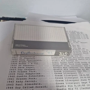 Depthcharge Nosebleed Mayhem Rotterdam June 1993 Cassette Tape Old Skool - Picture 1 of 3