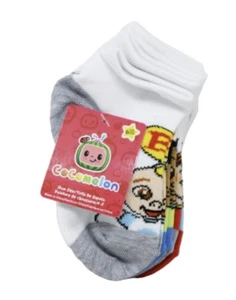 Cocomelon Socks for Toddler Unisex 2T-4T - Set of 6 Pairs (Shoe size 4-7) - Picture 1 of 1