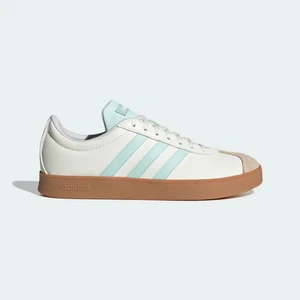Adidas VL Court Base White Turquoise Grey Shoes JI1767 Women's Sizes NEW - Picture 1 of 6