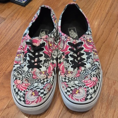 Disney x VANS Alicia en el País de las Maravillas Cheshire Gato Zapatos Hombres 9 Mujeres 10.5 Foto 1 de 3