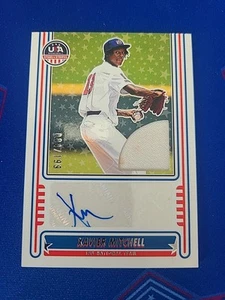 Camiseta deportiva Panini Stars & Stripes Team Game 2025 Dirt AUTO XAVIER MITCHELL # D 199 - Imagen 1 de 2