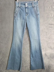 FRAME Double Stitch Flare Jeans “Merced” Size 26 High Rise DBLDF291 90% Cotton - Picture 1 of 12