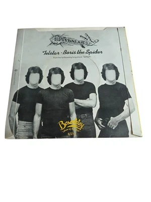 Telstar Sh*tballs Boris The Spider 7" Vinyl Single Original Cover - Image 1 of 4