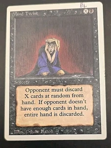 Mind Twist Revised Edition MTG Regular stark bespielt  - Bild 1 von 4
