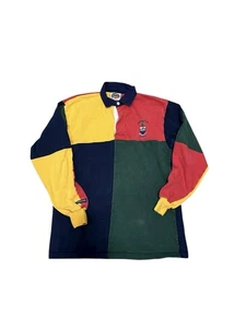 Vintage Barbarian Rugby Shirt University Of Toronto Colorblock Gr. XL 90s  - Bild 1 von 6