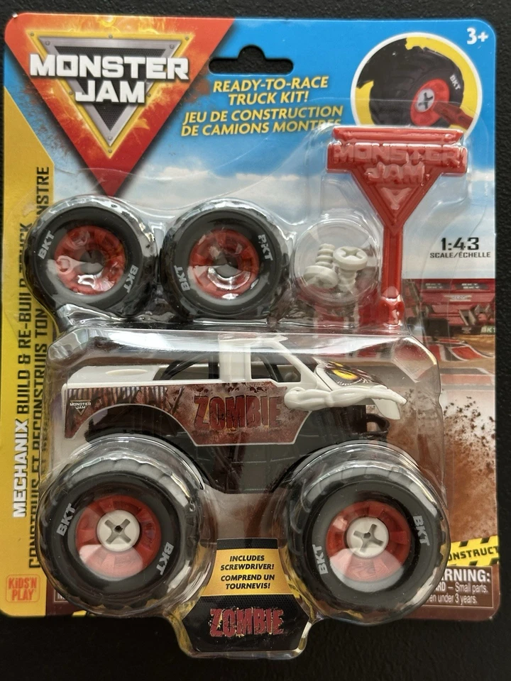 Monster Jam ~ Zombie listo para competir camión construir y reconstruir camión Foto 1 de 1