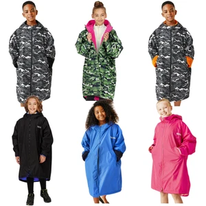 Regatta Kids Spirit Of Adventure Hooded Waterproof Warm Drying Changing Robe - Picture 1 of 150