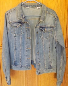 Liz Claiborne Petite Ladies Size PXL Blue Denim Jacket - Picture 1 of 3
