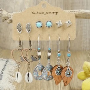 Trendy Bohemian Earrings Set - Picture 1 of 1