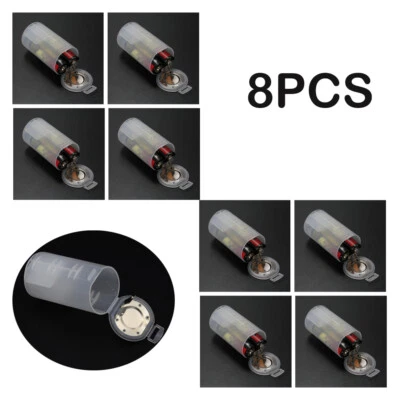 8pcs 2 AA to D Size Battery Adaptor Holder Switcher Case Box Converter Supplies - Image 1 of 4