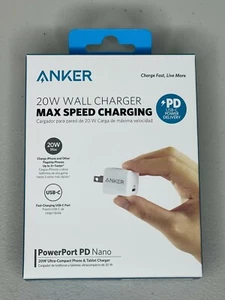 Cargador rápido Anker Powerport III 20W PD USB C - A2631 paquete de 2 - Imagen 1 de 3