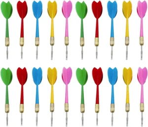 20x Dartpfeile mit Metallspitze | Profi Darts Set 5 Farben Rutschfest & stabil - Bild 1 von 7