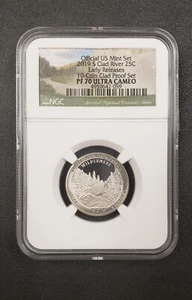 2019 S PF 70 ULTRA CAMEO River of No Return ATB Quarter NGC, ER, 25c, Stunning - Picture 1 of 2