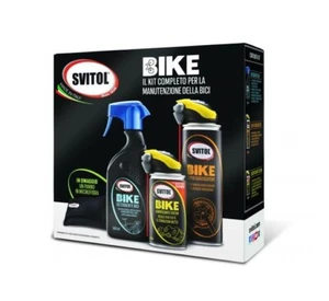 KIT MANUTENZIONE PULIZIA BICI BIKE SVITOL DETERGENTE LUBRIFICANTE SGRASSATORE - Foto 1 di 1