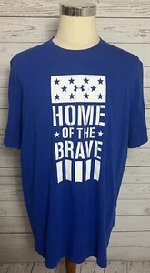 Under Armour Men's size X-Large Loose HeatGear Shirt “Home of the Brave” - Imagen 1 de 5