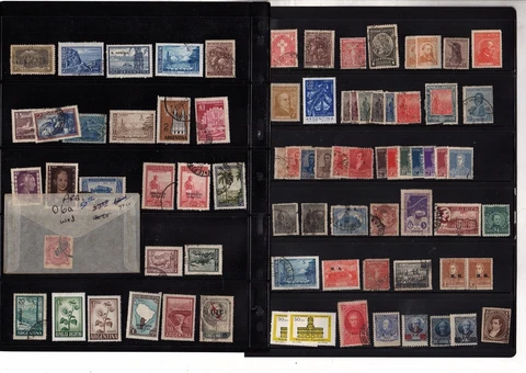 Argentina stamps 2910  items dealer stock  Page, mnh mh  Used duplicates  (mb20 Cover
