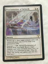 MTG Magic The Gathering - Proclamation of Rebirth - Dissension - LP