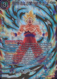 Dragon Ball Super SS Son Goku Spirit Bomb Absorbed BT19-008 Foil  SR - Picture 1 of 2