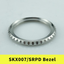 SKX007/SRPD LX Line Style Bezel Silver Brushed+Polished 316L Stainless Steel