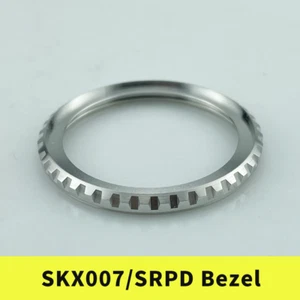 SKX007/SRPD LX Line Style Lünette silber gebürstet + poliert 316L Edelstahl - Bild 1 von 5