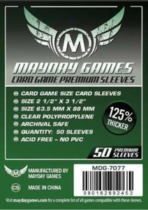 Mayday Card Game Sleeves (63.5x88mm) (Premium MDG7077) Pack of 5 - Picture 1 of 2
