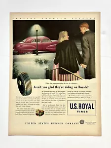 1947 Vtg Dbl Side Print Ad Kentucky Tavern Bourbon Borden US Royal Vitality - Picture 1 of 3