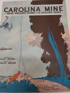 Carolina Mine by Charles Rosoff 1926 Sheet Music  - Bild 1 von 4