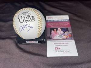 Kolten Wong Signed Official Rawlings Gold Glove Baseball Milwaukee Brewers JSA - Picture 1 of 2