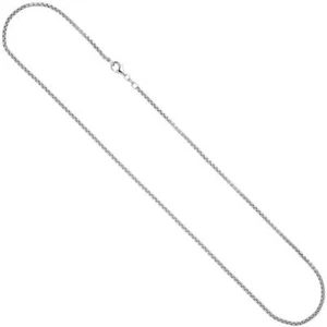 Collana Veneziana In Argento 2,5Mm, 925 Argento, Ovale, 90Cm, Unisex - Foto 1 di 2