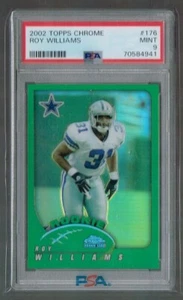 2002 Topps Chrome Rookie Refractor Roy Williams #176 Rookie RC PSA 9  4036* - Picture 1 of 2