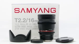 SAMYANG 16mm  T2,2  ED AS UMC CS für Fujifilm X - OVP F/2,2 - Händler - Bild 1 von 19