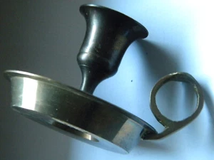 Kerzenständer Leuchter Antik Messing Nachttisch Trödel Tisch DEKO Kerzen Ständer - Bild 1 von 6