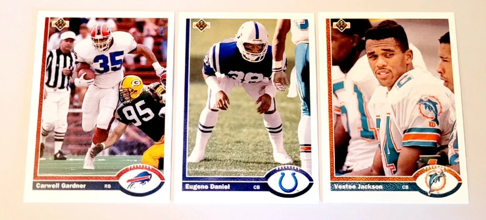 1991 Upper Deck NFL Football Cards #501-700 (1992 Hologram Back) U-pick - Image 1 of 1