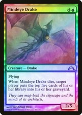 Mindeye Drake FOIL Gatecrash NM Blue Uncommon MAGIC GATHERING CARD ABUGames