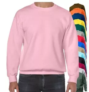 Gildan Heavy Blend� Sweatshirt Long Sleeve Crew Neck Jumper S-5XL - Picture 1 of 33