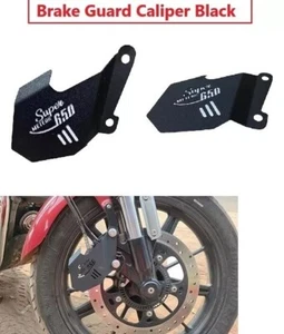 Fits For Royal Enfield Front Disc Brake Caliper Guard Cover For Super Meteor 650 - Picture 1 of 6