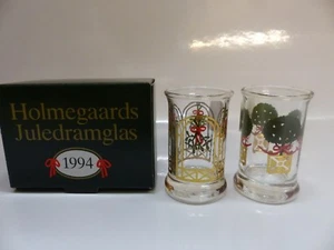 Holmegaard Schnapsglas 2er Set / Schnapsglasset 1994 Neuware, OVP - Bild 1 von 1