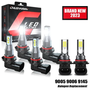 For Chrysler 300 2005-2009 2010 6X 6000K LED faro + bombillas de luz antiniebla - Foto 1 di 14