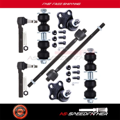 8 piezas para Oldsmobile Cutlass 1997-1998 extremo de varilla de amarre delantero rótula dirección Foto 1 de 4