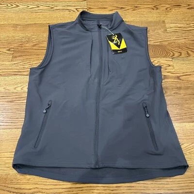 New Men's Browning Javelin FM Hunting Vest Gray Size 2XL - Image 1 of 4