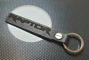 SCHLÜSSELANHÄNGER RAPTOR SCHWARZ LEDER B - Bild 1 von 8