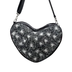 Bolso Bandolera Estilo HECHO A MANO EN EE. UU. con Patrón "TELA DE ARAÑA" - Imagen 1 de 4