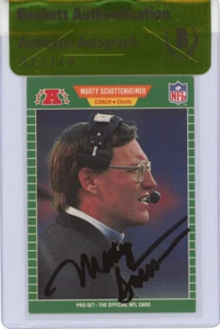 MARTY SCHOTTENHEIMER SIGNED 1989 #181 PRO SET CARD ENCAPSULATED RARE BECKETT BAS - Bild 1 von 2