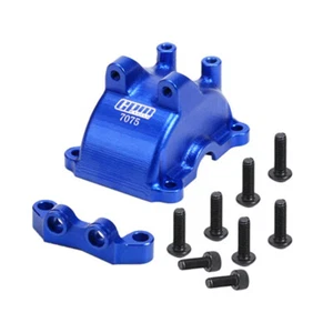 GPM Alum 7075 Getriebedeckel vorne oder hinten + Oberlenker Stabilisator blau für TT-02 - Bild 1 von 1