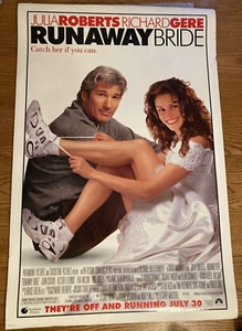 Runaway Bride 1999 Paramount gerollt ein Blatt 27 x 41 Advance Comedy Classic - Bild 1 von 6